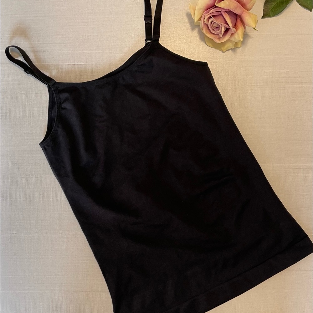 Shapermint Empetua Scoop Neck Cami XL Black